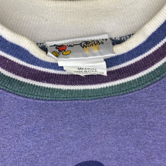 Vintage 90s Disney Mickey Mouse Embroidered Sweatshirt - Picture 3 of 4